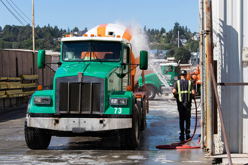 green truck