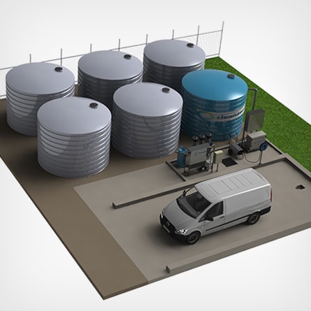 A 3D design for a large 6-tank regulation-compliant rainwater storage and treatm